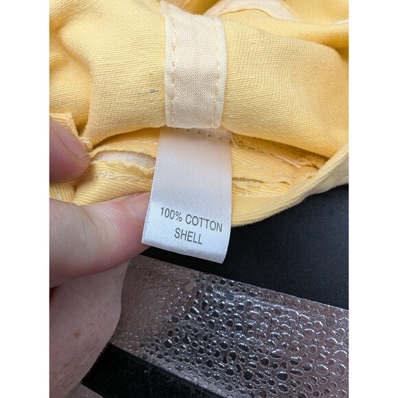 Vineyard Vines Yellow Blue Whale Logo Mermaid Pattern Brim Adjustable Hat RARE - Picture 8 of 8